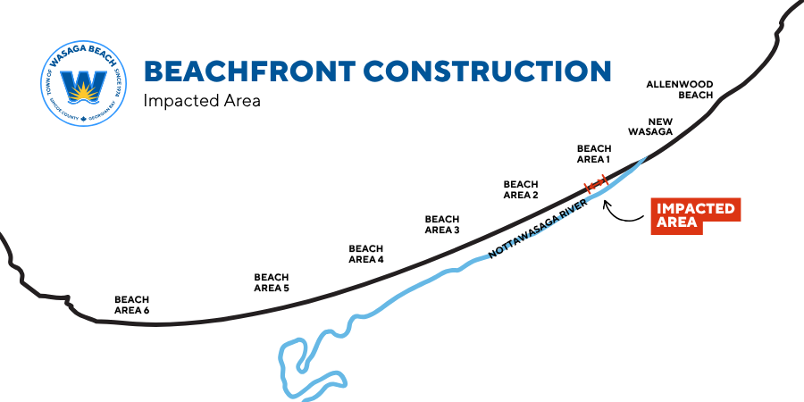 Beach Area 1 Construction Impacted Area