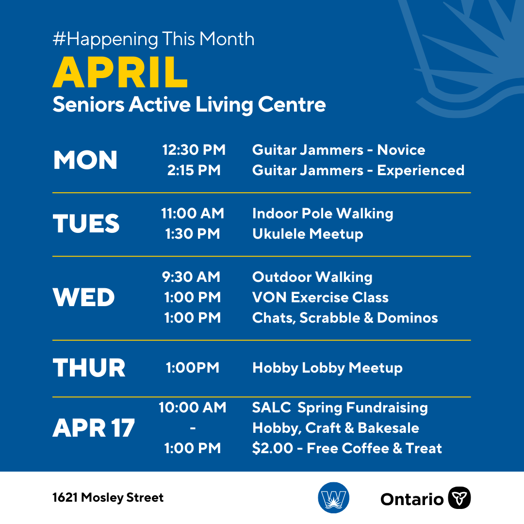  April Programs at a Glance