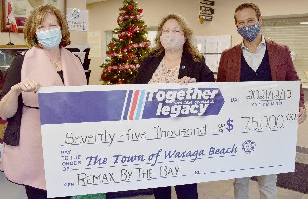 Remax cheque presentation picture