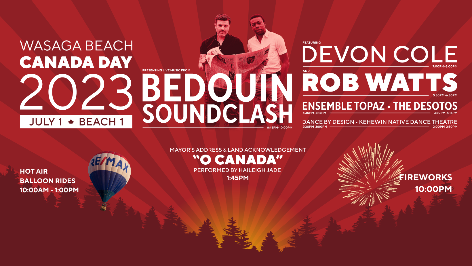 Canada day 2023 poster