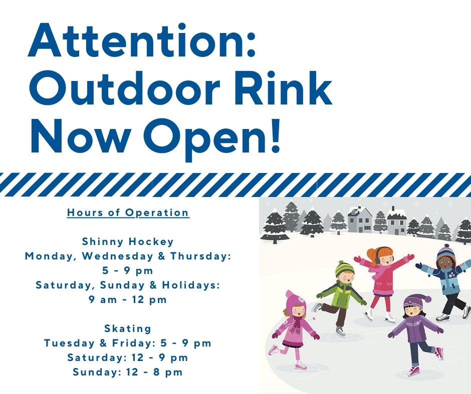 Oakview Woods: The Outdoor rink is now open poster