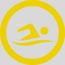 Caution - Temporary Swim Advisory in effect